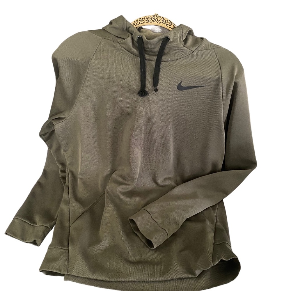 Dark Green Nike Unisex Hoodie Size Medium